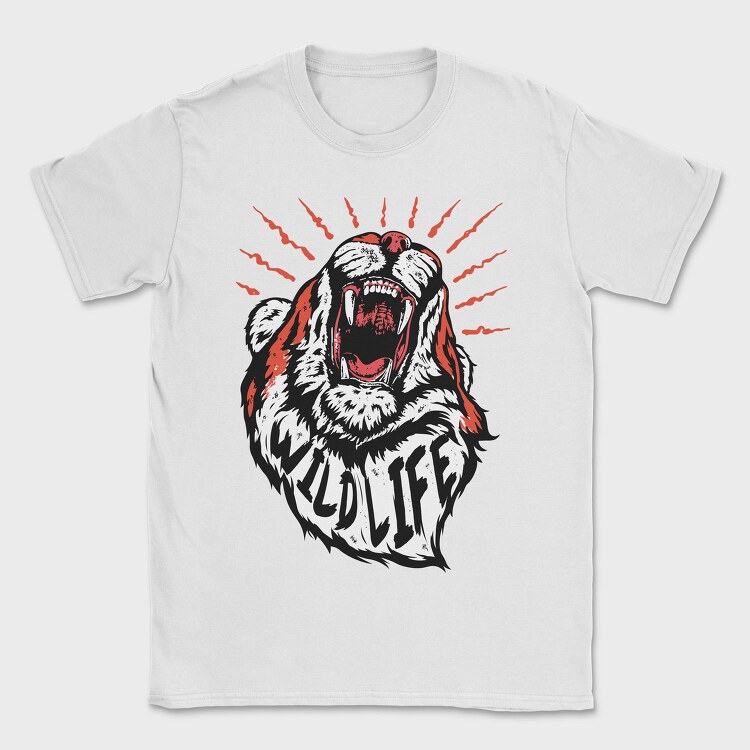 Wildlife Roar, Tricou Barbati (Unisex)