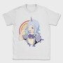 Unicorn Rainbow Girl, Tricou Barbati (Unisex)