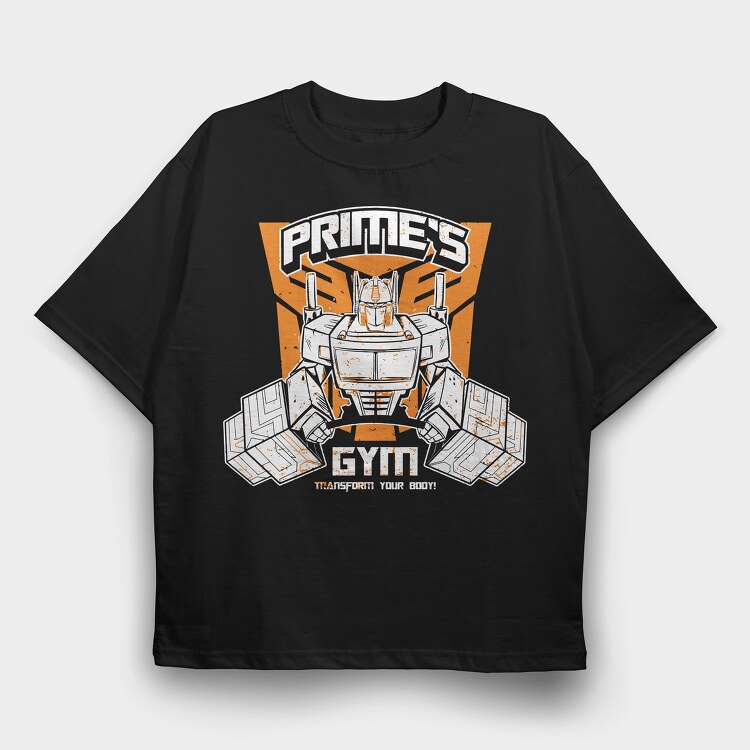 Transformer Face, Tricou Oversize Barbati (Unisex)
