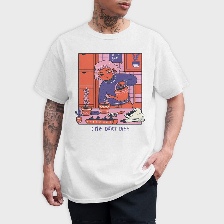 Comfy Chill Girl 10, Tricou Barbati (Unisex)