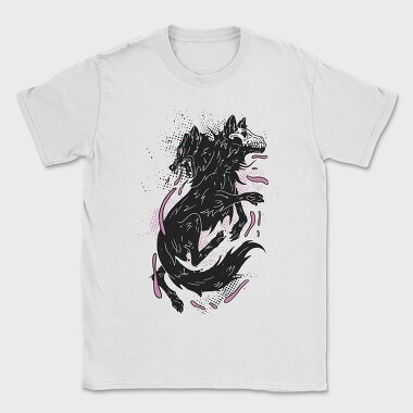 Dark Wolf Skull, Tricou Barbati (Unisex)