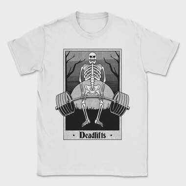 Deadlifts Skeleton, Tricou Barbati (Unisex)
