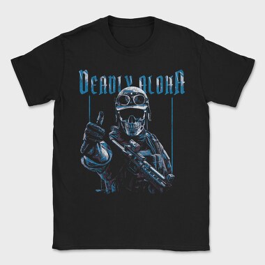 Deadly Aloha, Tricou Barbati (Unisex)