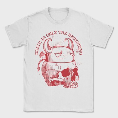 Death Is Only the Beginning Red, Tricou Barbati (Unisex)