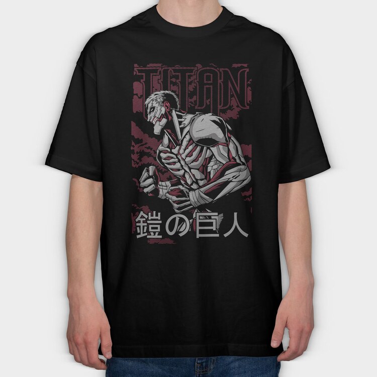 Titans Scream, Tricou Oversize Barbati (Unisex)