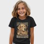 Just Wanna Sip Coffee Golden, Tricou Copii