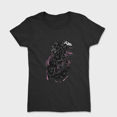 Dark Wolf Skull, Tricou Femei