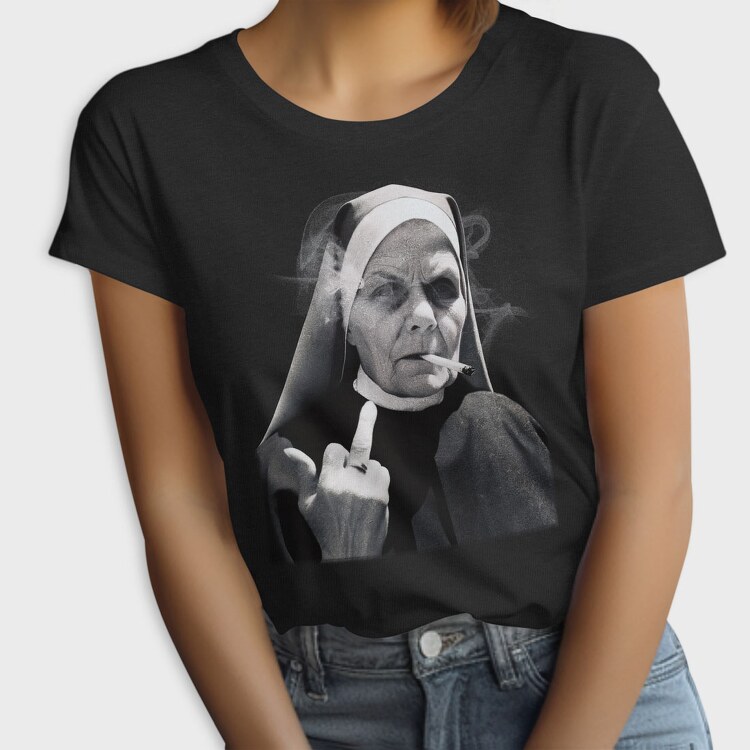 Nun Middle Finger, Tricou Femei
