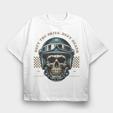 Defy the Skies, Tricou Oversize Barbati (Unisex)