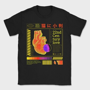 Digital Heart Robot, Tricou Barbati (Unisex)