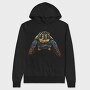 Tortoise Shell Art, Hanorac Oversize Barbati (Unisex)