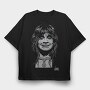 Tongue Out T Shirt, Tricou Oversize Barbati (Unisex)