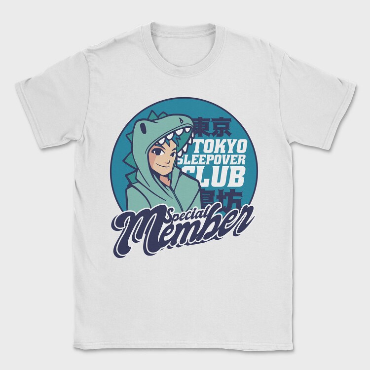 Tokyo Sleepover Club, Tricou Barbati (Unisex)