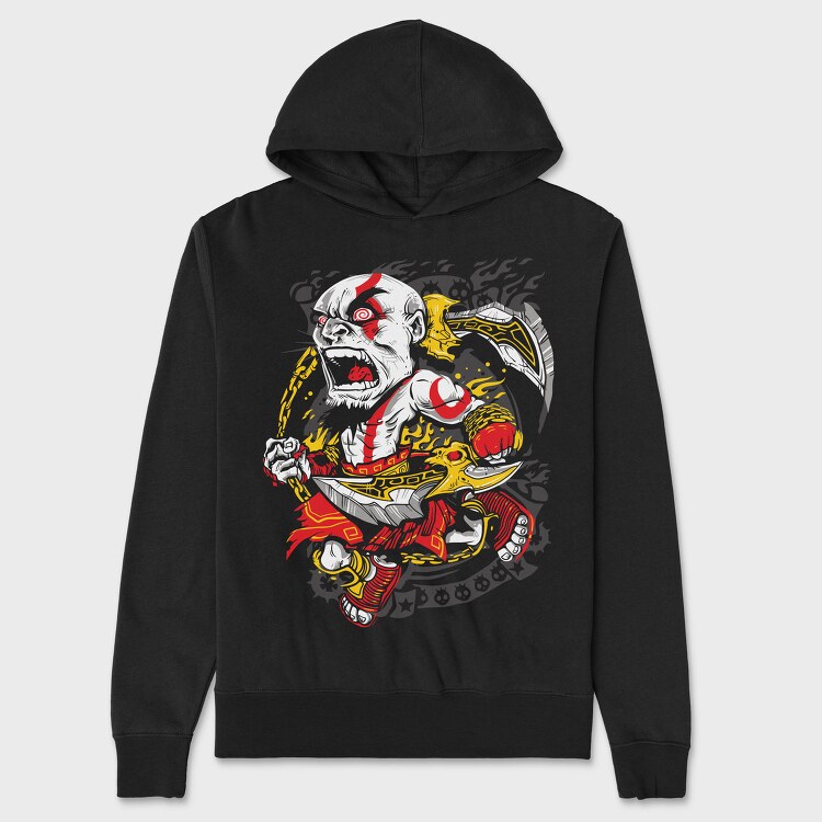 Tiger Roar Flame, Hanorac Oversize Barbati (Unisex)