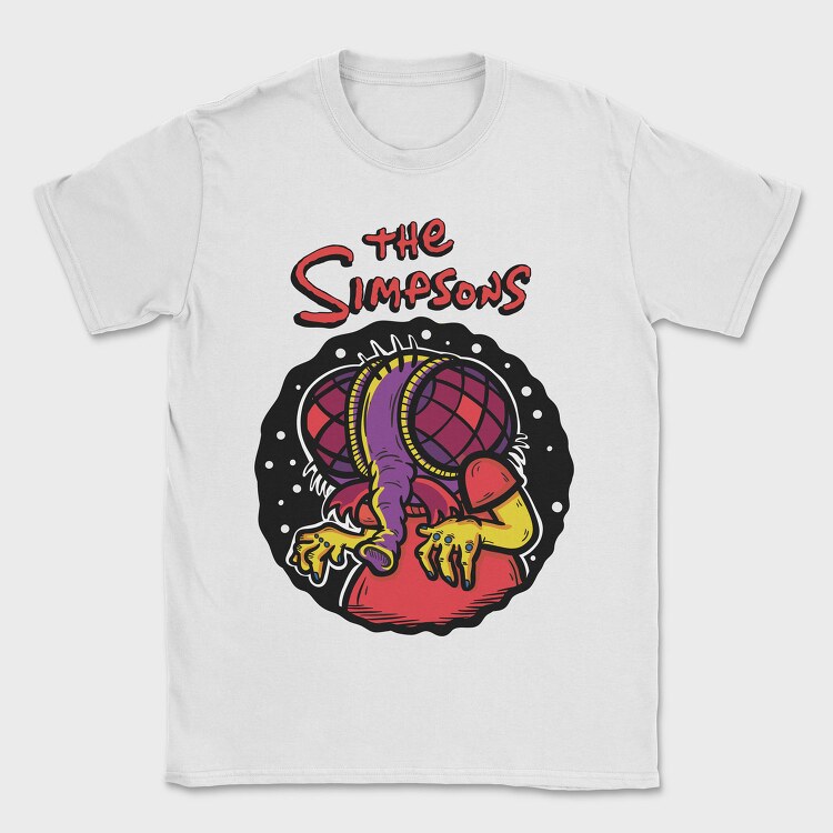 The Simpsons Alien, Tricou Barbati (Unisex)