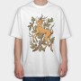 Deer Oak, Tricou Oversize Barbati (Unisex)