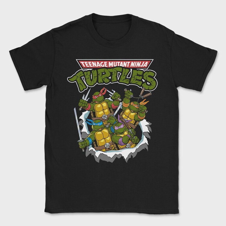 Teenage Mutant Ninja Turtles 4, Tricou Barbati (Unisex)