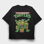 Teenage Mutant Ninja Turtles 3, Tricou Oversize Barbati (Unisex)