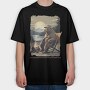 Discover Adventure and Peace in Every Trail, Tricou Oversize Barbati (Unisex)