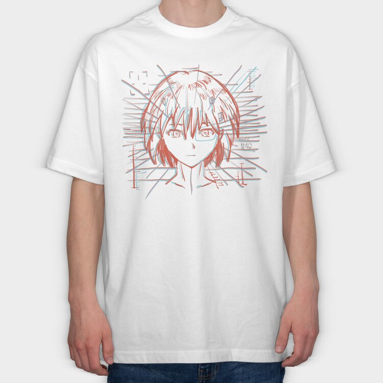 Targeted Sketch, Tricou Oversize Barbati (Unisex)