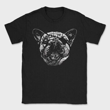 Dog Blindfold Portrait, Tricou Barbati (Unisex)