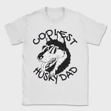 Dog Husky Dad, Tricou Barbati (Unisex)