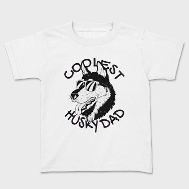 Dog Husky Dad, Tricou Copii