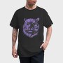 Purple Tiger, Tricou Barbati (Unisex)