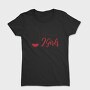 Girl Mom Battery Funny Momo Of Two Girls, Tricou Femei