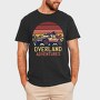 Retro Sunset Overland Adventures, Tricou Barbati (Unisex)