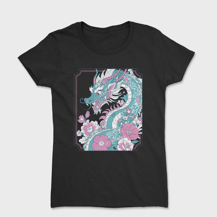 Floral Dragon Peranaken, Tricou Femei