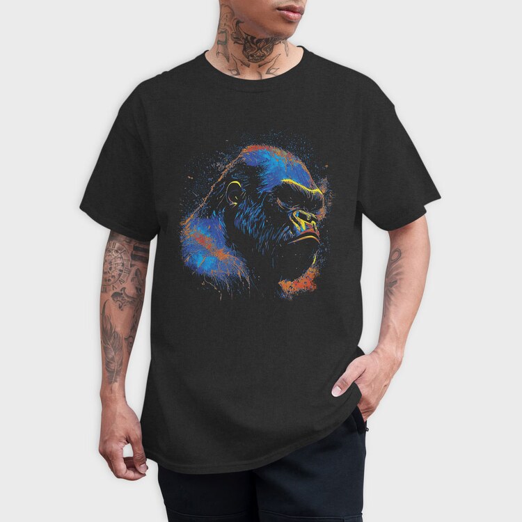 Gorilla Colors, Tricou Barbati (Unisex)
