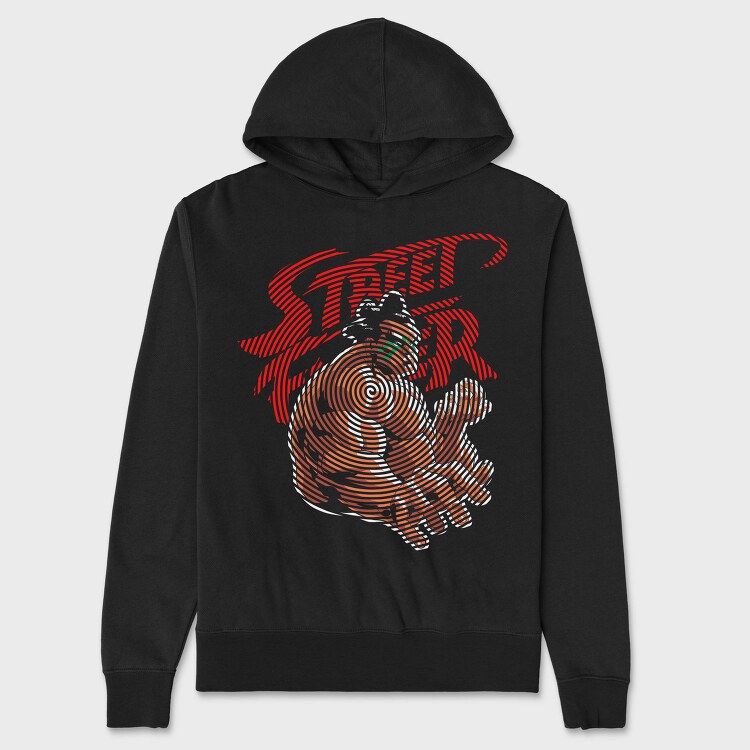 Street Stripes, Hanorac Oversize Barbati (Unisex)