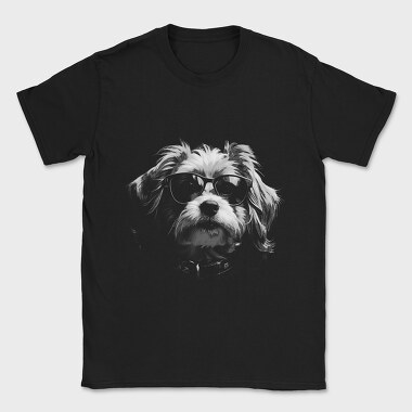 Dogs Unglasses Monochrome, Tricou Barbati (Unisex)