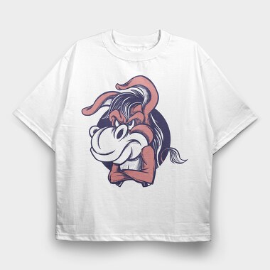 Donkey, Tricou Oversize Barbati (Unisex)