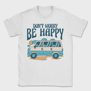 Dont Worry Be Happy, Tricou Barbati (Unisex)