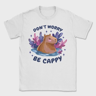 Dont Worry Capybara, Tricou Barbati (Unisex)
