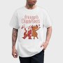 Santa and Deer Drunk, Tricou Barbati (Unisex)