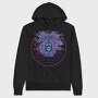 Lion Vaporwave, Hanorac Oversize Barbati (Unisex)