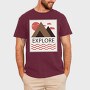 Explore, Tricou Barbati (Unisex)