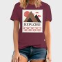 Explore, Tricou Barbati (Unisex)