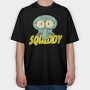 Squidly Eyes, Tricou Oversize Barbati (Unisex)