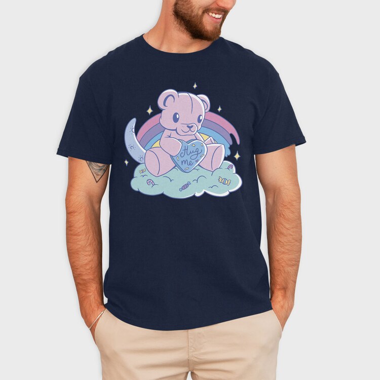 Pastel Bear, Tricou Barbati (Unisex)