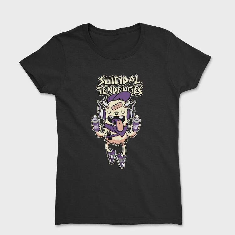 Spray Paint Monster, Tricou Femei