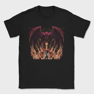 Dragon Warrior Flame, Tricou Barbati (Unisex)