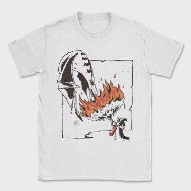 Dragon Wizard Extinguisher, Tricou Barbati (Unisex)