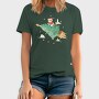Santa Cat Christmas Tree, Tricou Barbati (Unisex)