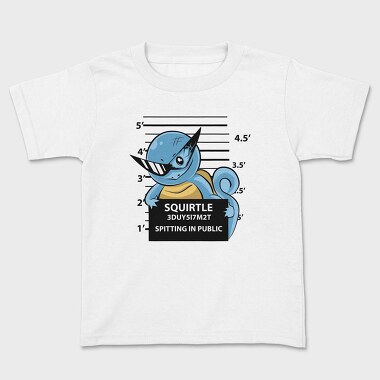 Squirty Mugshot, Tricou Copii
