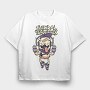 Spray Paint Monster, Tricou Oversize Barbati (Unisex)
