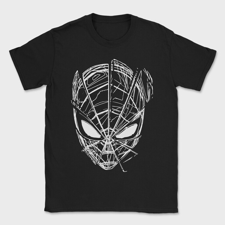 Spiderman Web Sketch, Tricou Barbati (Unisex)